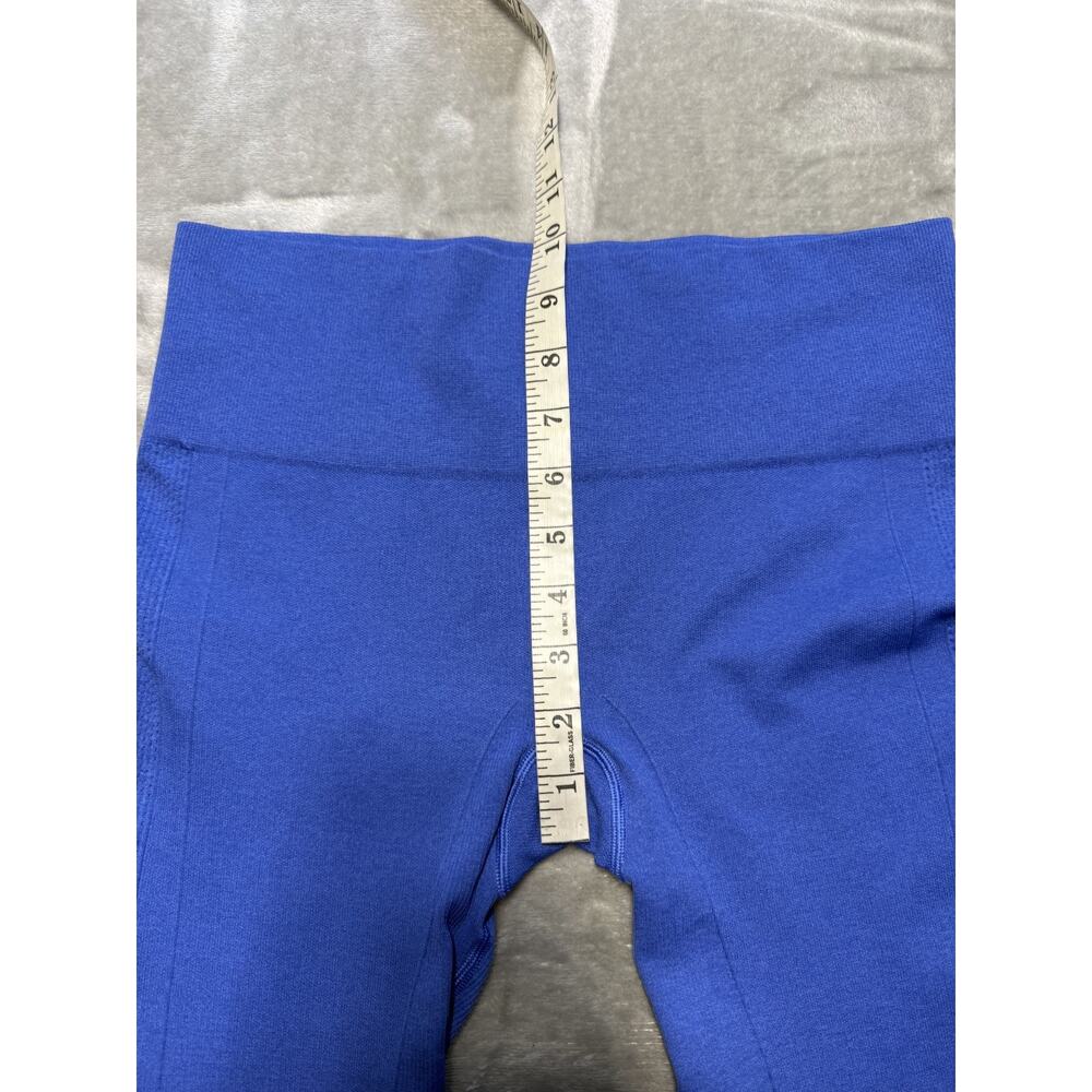 Lululemon Athletica Blue Crop Legging Size 6 Nylon Spandex Womens Activewear - Picture 3 of 6